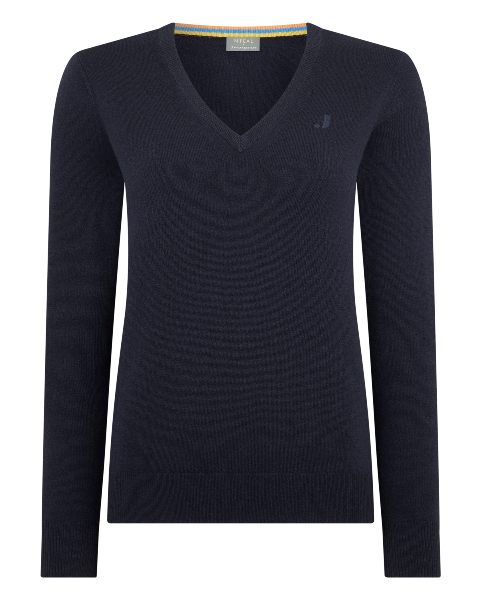 Jockey Club Women's V Neck Cashmere Jumper.jpg