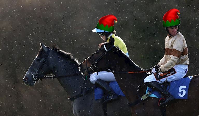 Unleash your inner elf at Exeter’s festive raceday