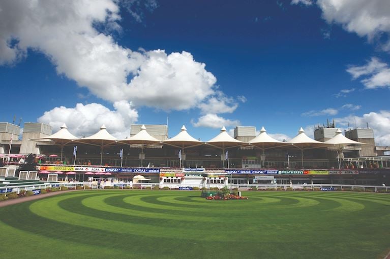 Location Filming at Sandown Park